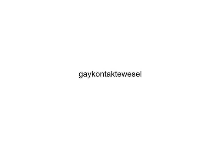 gaykontaktewesel