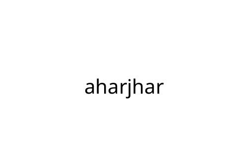 aharjhar