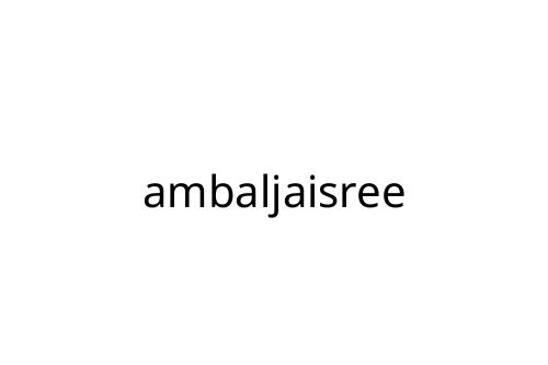 ambaljaisree
