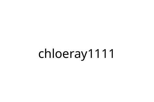 chloeray1111