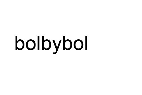 bolbybol