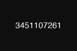 3451107261