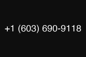 +1 (603) 690-9118