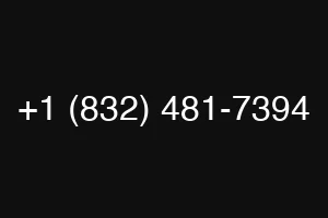+1 (832) 481-7394