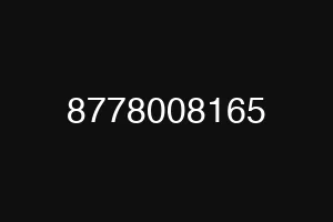 8778008165
